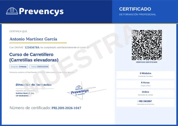 carnet de carretillero